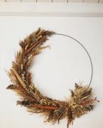 Grote ring met droogbloemen, Huis en Inrichting, Woonaccessoires | Kransen, Ophalen, Gebruikt