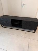 PTMD Laury Zwart TV Meubel, 150 tot 200 cm, Nieuw, Ophalen of Verzenden, Minder dan 100 cm