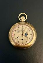 Comor Suisse Classics zakhorloge met o.a. maanfase, Overige merken, Overige materialen, Zakhorloge, Verguld