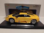 Lamborghini Murcielago geel 2003 Welly metal 1:18 KRD, Ophalen of Verzenden, Zo goed als nieuw, Auto, Welly