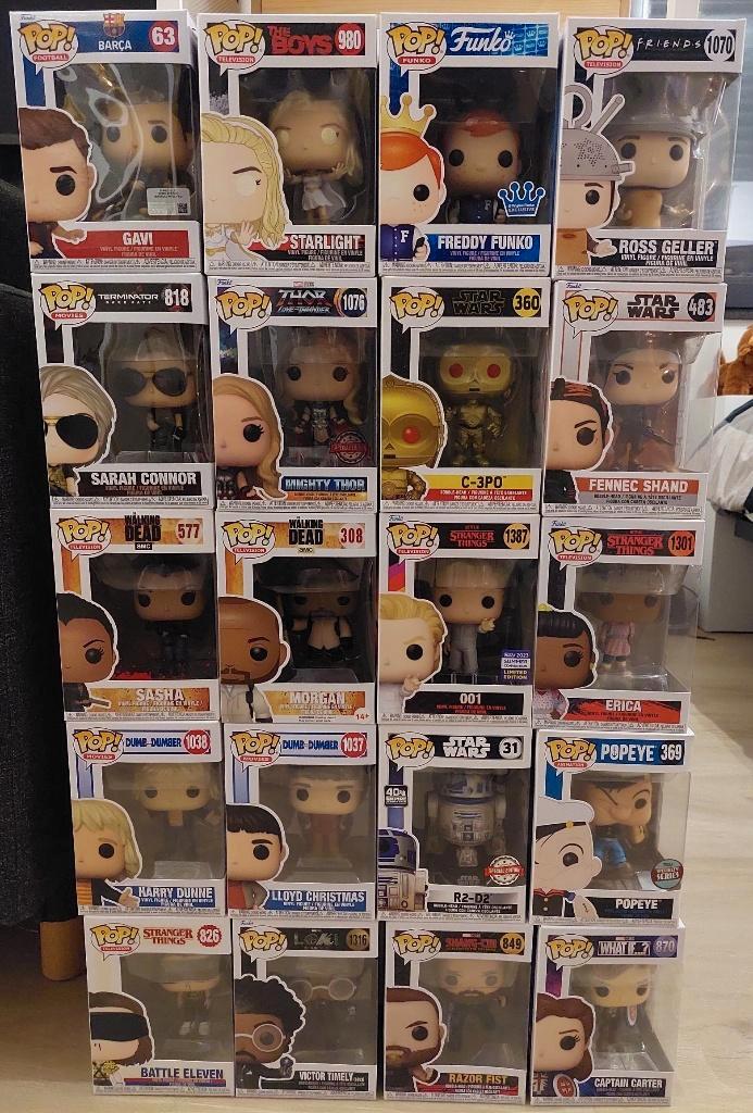 Vele Funko poppen / Funko's in originele doos ZGAN, Verzamelen, Poppetjes en Figuurtjes, Zo goed als nieuw, Ophalen of Verzenden