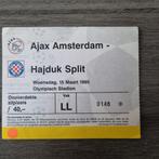 Ajax - hajduk split 1995, Ophalen of Verzenden