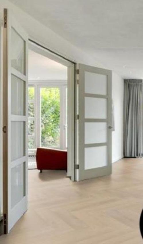 Weekamp houten binnendeuren / openslaande dubbele deur wit, Doe-het-zelf en Verbouw, Deuren en Horren, Binnendeur, 200 tot 215 cm