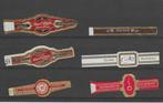 Klassiek lot 37    DIVERSE sigarenbandjes, Ophalen, Gebruikt, Sigarenbandjes
