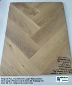 Visgraat Pvc Click Alfonsino Natuur integreerde ondervloer., 75 m² of meer, Beige, Visgraat Pvc click met integreerde ondervloer