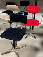 Vintage burostoelen 5x Gispen De Wit Fana bureaustoelen, Ophalen, Gebruikt, Overige kleuren, Divers