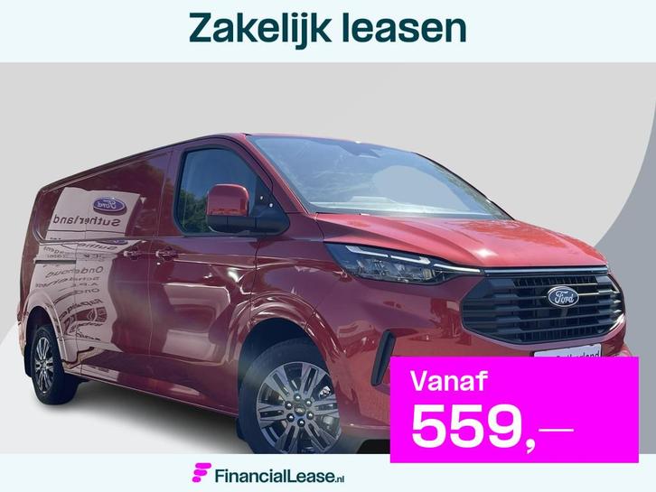 Ford Transit Custom 320 2.0 TDCI L2H1 Limited Nieuw | SCI |, Auto's, Bestelauto's, Bedrijf, Lease, Financial lease, ABS, Achteruitrijcamera