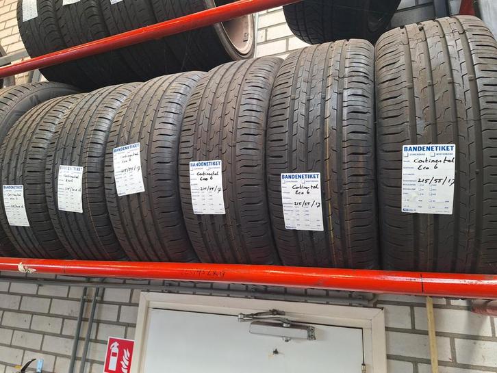Nieuwe Continental EcoContact 6 215/55R17 Zomerband, Auto-onderdelen, Banden en Velgen, Band(en), Zomerbanden, 17 inch, 215 mm