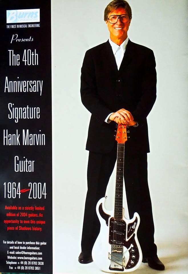 Burns 40th Anniversary The Marvin (Hank/Shadows)Guitar !, Muziek en Instrumenten, Snaarinstrumenten | Gitaren | Elektrisch, Zo goed als nieuw