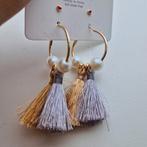 Nieuw kwastjes oorbellen boho ibiza stijl, Overige materialen, Geel, Nieuw, Ophalen of Verzenden