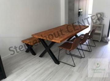 Industrieel Eettafel Bureau Vergadertafel Eetkamertafel  beschikbaar voor biedingen