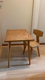 Vintage schooltafel en stoel - merk Schilte, Ophalen, Gebruikt, Tafel(s) en Stoel(en)