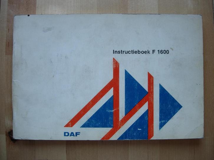 DAF 1600 Instructieboek 1981 – Handleiding F1600, Auto diversen, Handleidingen en Instructieboekjes, Ophalen of Verzenden