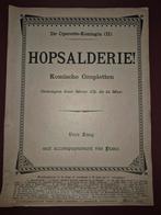 Hopsalderie! Mevr. Ch. de la Mar., Muziek en Instrumenten, Bladmuziek, Zang, Gebruikt, Klassiek, Ophalen of Verzenden