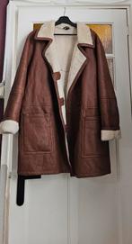 Echte Lammy Coat dames maat 42 cognac kleur, Ophalen of Verzenden, Zo goed als nieuw, Maat 42/44 (L), Bruin