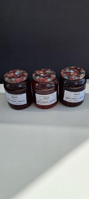 Jam van onbespoten fruit uit eigen tuin beschikbaar voor biedingen