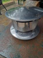 schoorsteen kap rvs openhaard kap 20 - 26 cm bijna nieuw, Ophalen of Verzenden, Zo goed als nieuw, Vrijstaande haard, Overige soorten