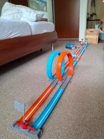 Hot Wheels baan incl 5 auto's, Ophalen, Gebruikt, Hot Wheels