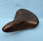 Oude leren fietszadel, Antiek en Kunst, Ophalen of Verzenden