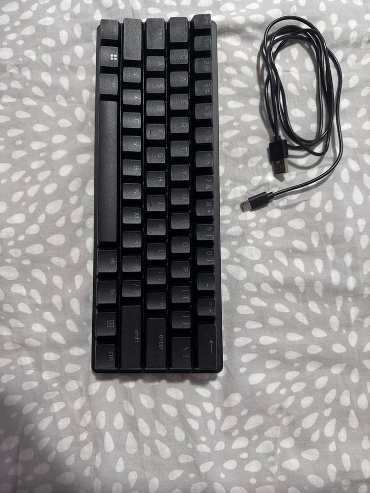Razer Huntsman Mini Gaming Toetsenbord, Computers en Software, Toetsenborden, Gebruikt, Qwerty, Bedraad, Gaming toetsenbord, Ophalen