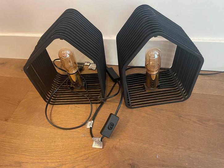 Set van 2 Nachtkastlampjes - Zo goed als nieuw!, Huis en Inrichting, Lampen | Losse lampen, Zo goed als nieuw, Led-lamp, Minder dan 30 watt