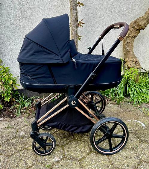 Cybex Priam 4 rose gold/black complete set, Kinderen en Baby's, Kinderwagens en Combinaties, Zo goed als nieuw, Combiwagen, Overige merken