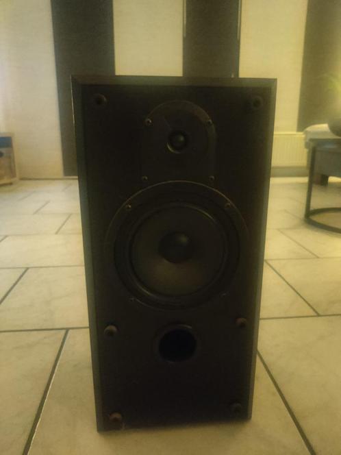 B&W 200 Series V202 Speakers (Vintage) (set van 2), Audio, Tv en Foto, Luidsprekers, Gebruikt, Front, Rear of Stereo speakers
