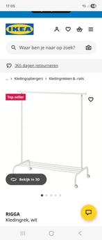 Kledingrekken ikea, Ophalen