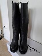 Leren laarzen Pavement maat 41 nieuw, Kleding | Dames, Verzenden, Nieuw, Zwart, Hoge laarzen
