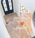 PRACHTIGE EIKEN VISGRAAT VLOER visgraat LEGKLAAR VLOER, Ophalen of Verzenden, Nieuw, 75 m² of meer, Parket