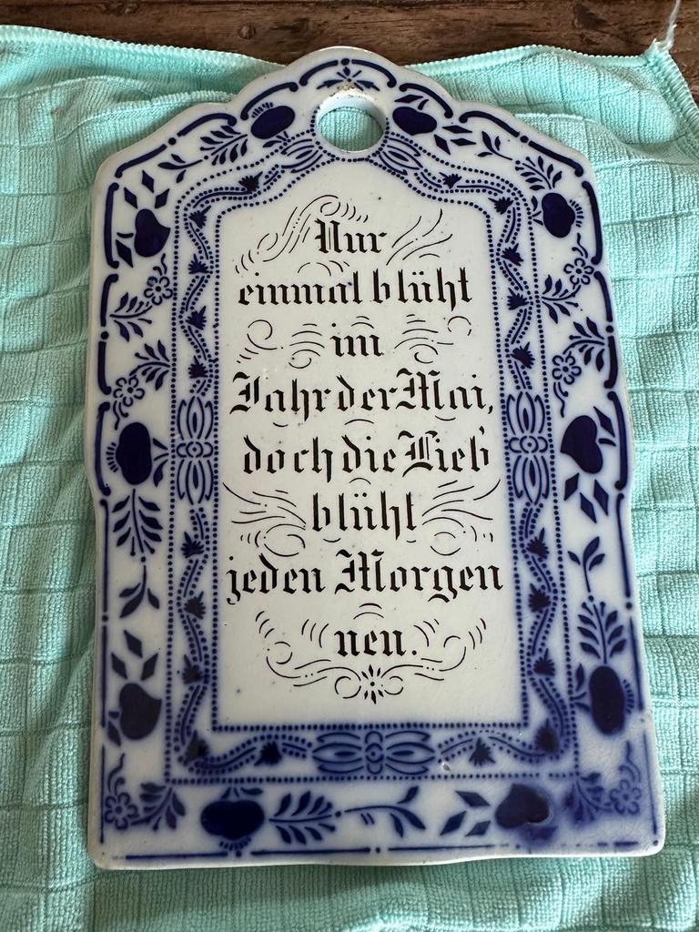 Delfts blauwe Duitse tegeltjes, Antiek en Kunst, Antiek | Wandborden en Tegels, Ophalen