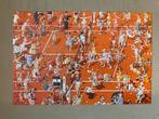 Heye Puzzle Blachon Tennis-Match 750 stukjes, maar LET OP, Ophalen of Verzenden, 500 t/m 1500 stukjes, Gebruikt