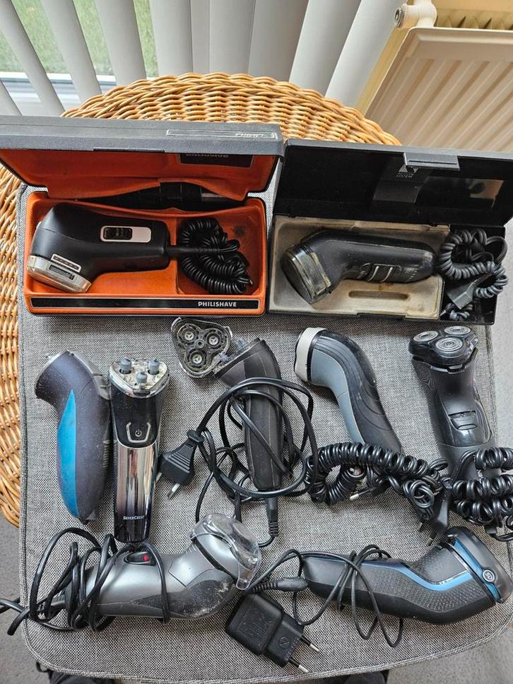 9 Oude Scheerapparaten - Vintage & Modern, Witgoed en Apparatuur, Persoonlijke-verzorgingsapparatuur, Gebruikt, Scheren en Epileren