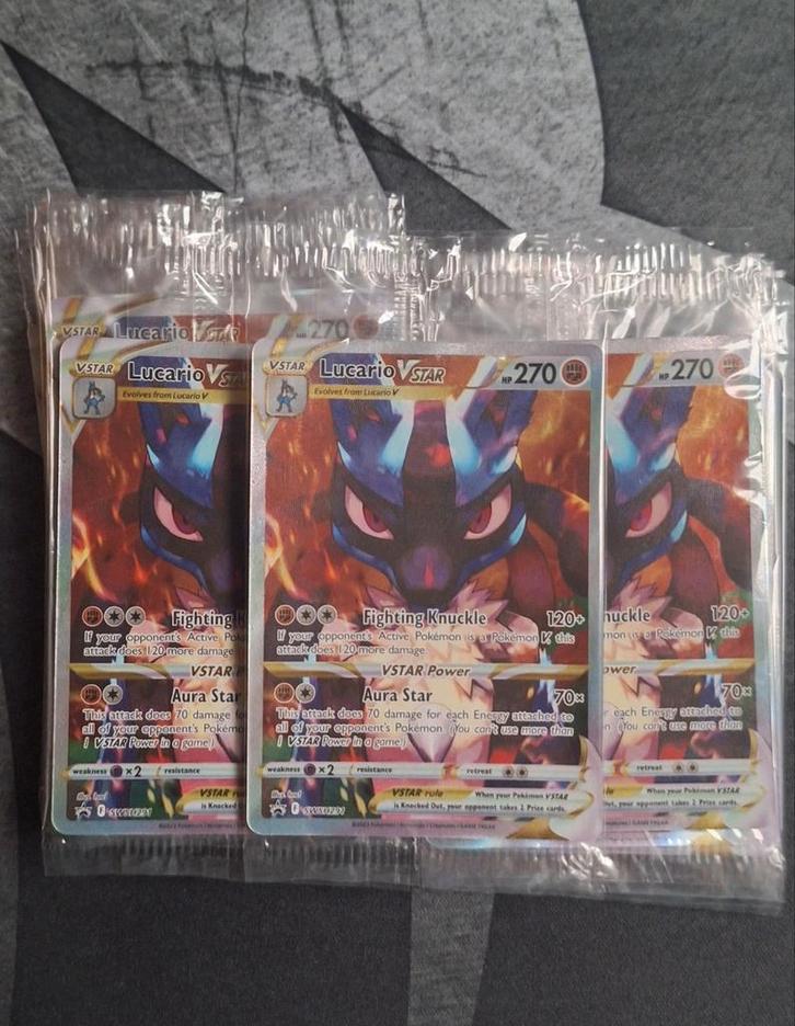 Lucario VSTAR SWSH291, Hobby en Vrije tijd, Verzamelkaartspellen | Pokémon, Nieuw, Meerdere kaarten, Ophalen of Verzenden