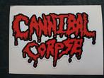 Cannibal Corpse leuke en mooie shaped sticker --- 8 x12.5 cm, Verzenden, Nieuw, Overige typen