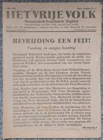 Het Vrije Volk 6mei 1945 en meer, Verzamelen, Tijdschriften, Kranten en Knipsels, 1940 tot 1960, Krant, Ophalen of Verzenden