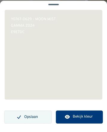 Gamma Muurverf Mat, Moonmist beschikbaar voor biedingen