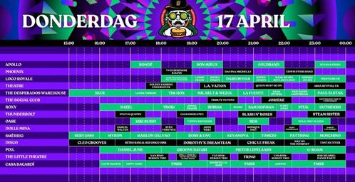 2x Paaspop donderdag 17 april (SLIGRO), Tickets en Kaartjes, Evenementen en Festivals, Twee personen