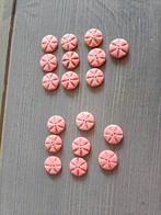 Leuke knoopjes van 18 mm, kleur zalm, Ophalen of Verzenden, Nieuw