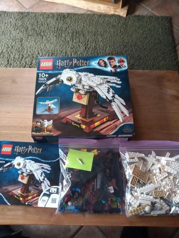 Complete Lego Harry Potter Hedwig 75979, met boekje en doos beschikbaar voor biedingen