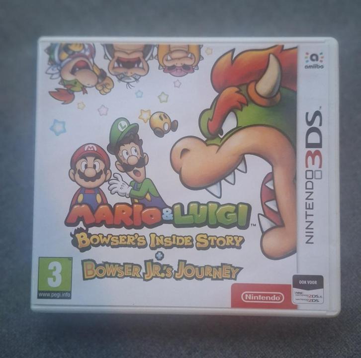 Mario and Luigi Bowser's Inside Story & Bowser Jr 3DS *ZGAN*, Spelcomputers en Games, Games | Nintendo 2DS en 3DS, Zo goed als nieuw