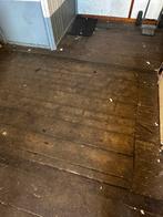 Antiek scheepshouten planken, Doe-het-zelf en Verbouw, Hout en Planken, Ophalen, Gebruikt, 25 tot 50 mm, 300 cm of meer