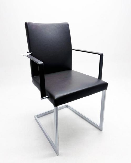 KFF Feel eetkamerstoel met armleuning, Huis en Inrichting, Stoelen, Nieuw, Eén, Leer, Bruin, Ophalen