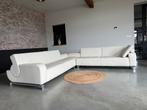 Als nieuw Hoekbank Leolux  B-flat Creme leer -