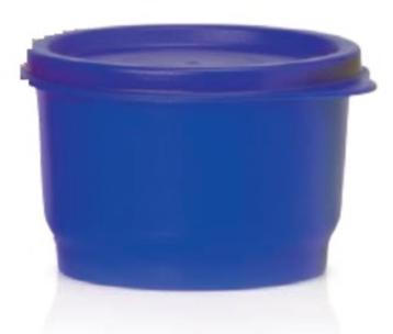 Tupperware Snack Cups Blauw Nieuw Set 3 beschikbaar voor biedingen