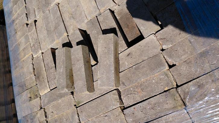 gebakken waalformaat klinkers, Tuin en Terras, Tegels en Klinkers, Zo goed als nieuw, Klinkers, Keramiek, Ophalen of Verzenden