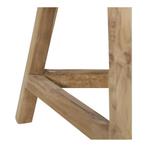 Kruk rond met Ø35 cm ronde zitting onbehandeld teakhout, Ophalen of Verzenden, Nieuw, Hout