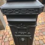 Gietijzeren Postbus Zwart ORGINEEL  Hollands, Tuin en Terras, Brievenbussen, Ophalen, Zo goed als nieuw, IJzer