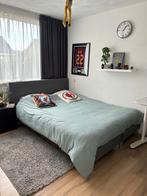 Beter Bed Boxspring 160x210 + Antraciet Achterwand, Huis en Inrichting, Slaapkamer | Bedden, Ophalen, Gebruikt, 210 cm, Tweepersoons