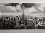 New York Skyline Houten Schilderij/Fotoprint 100x50cm, Ophalen, Zo goed als nieuw, Schilderij, 75 cm of meer